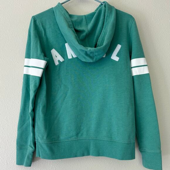 Victoria’s Secret full zip hoodie Angel spell out on back Varsity lounge prep XS - Picture 8 of 11